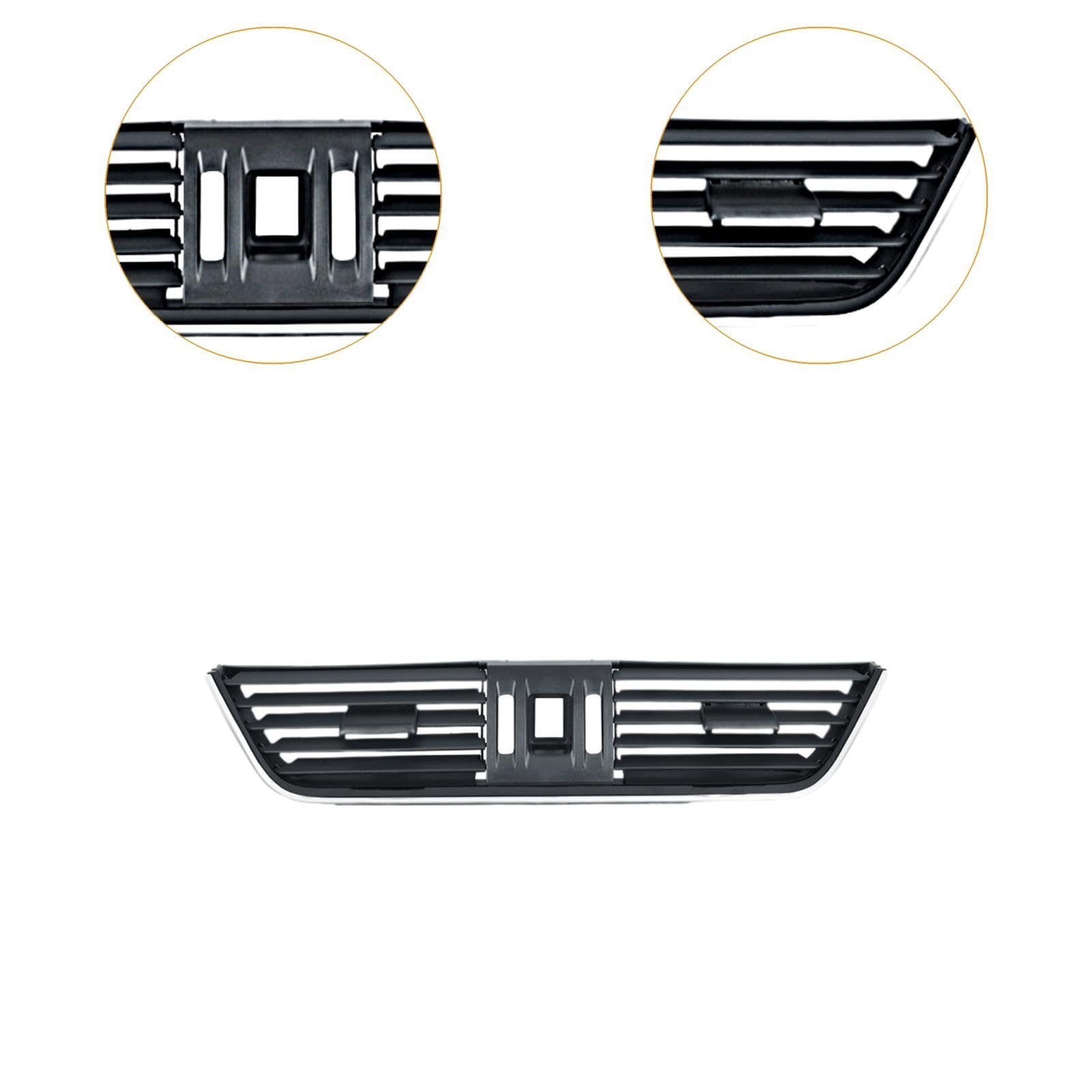 Amagogo Pièces de Rechange compatibles pour Panneau de Ventilation : Accessoires Noirs, Installation Facile, Grille Robuste pour, importée, Centre