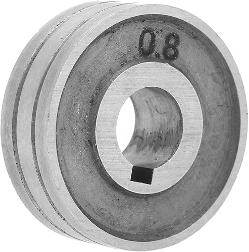 Miniatura 2 de Alimentación de alambre de rollo de accionamiento para soldador MIG, 0.80.039 in (.030" .039") ranura moleteada OD 1.2" ID .40" reemplazo del rollo