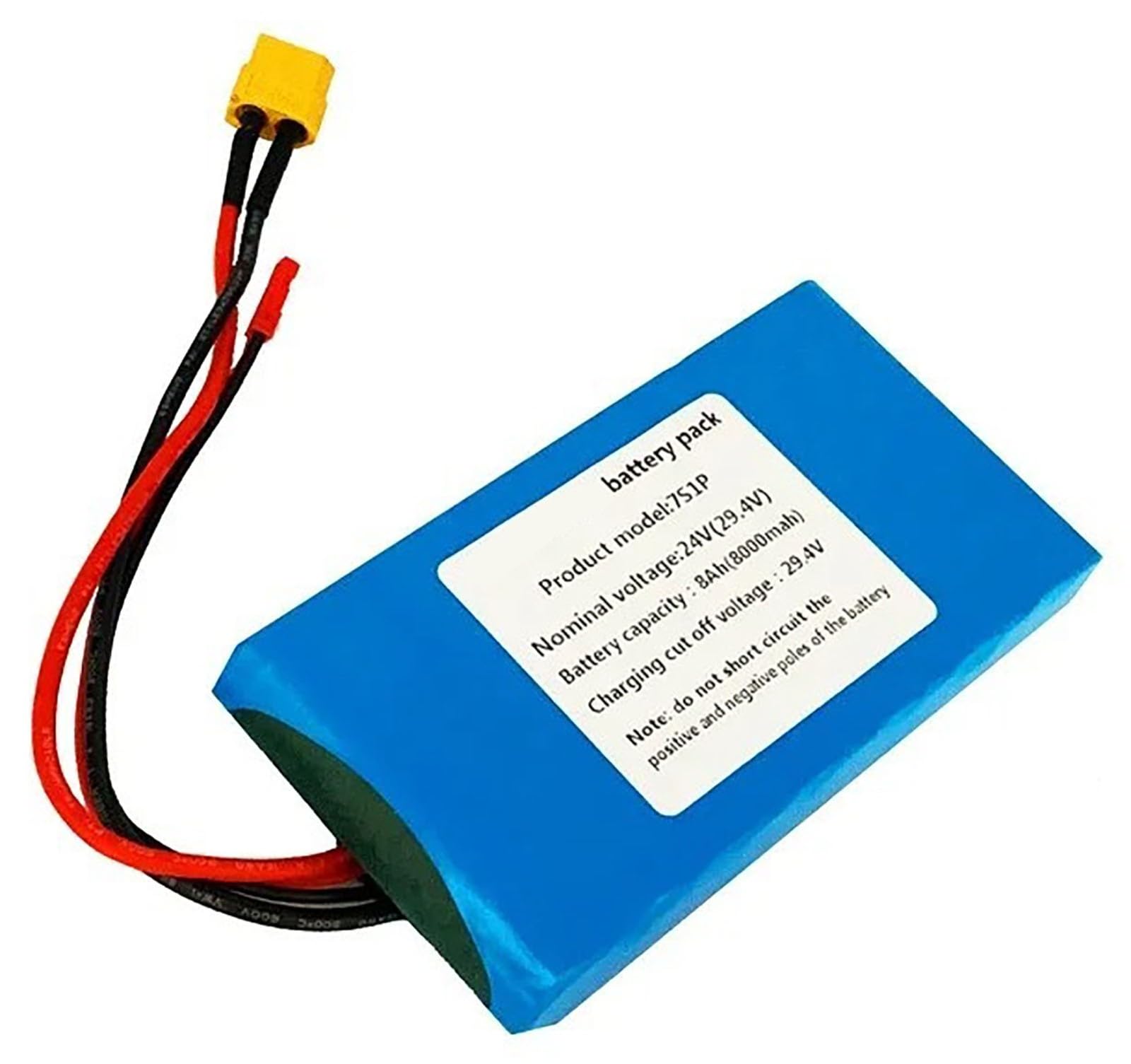 Batterie pour Scooter Électrique 24V 8Ah Batterie pour Vélo Électrique 29.4V 8000Mah Batterie Rechargeable avec BMS pour 50W 100W 150W 200W Moteur