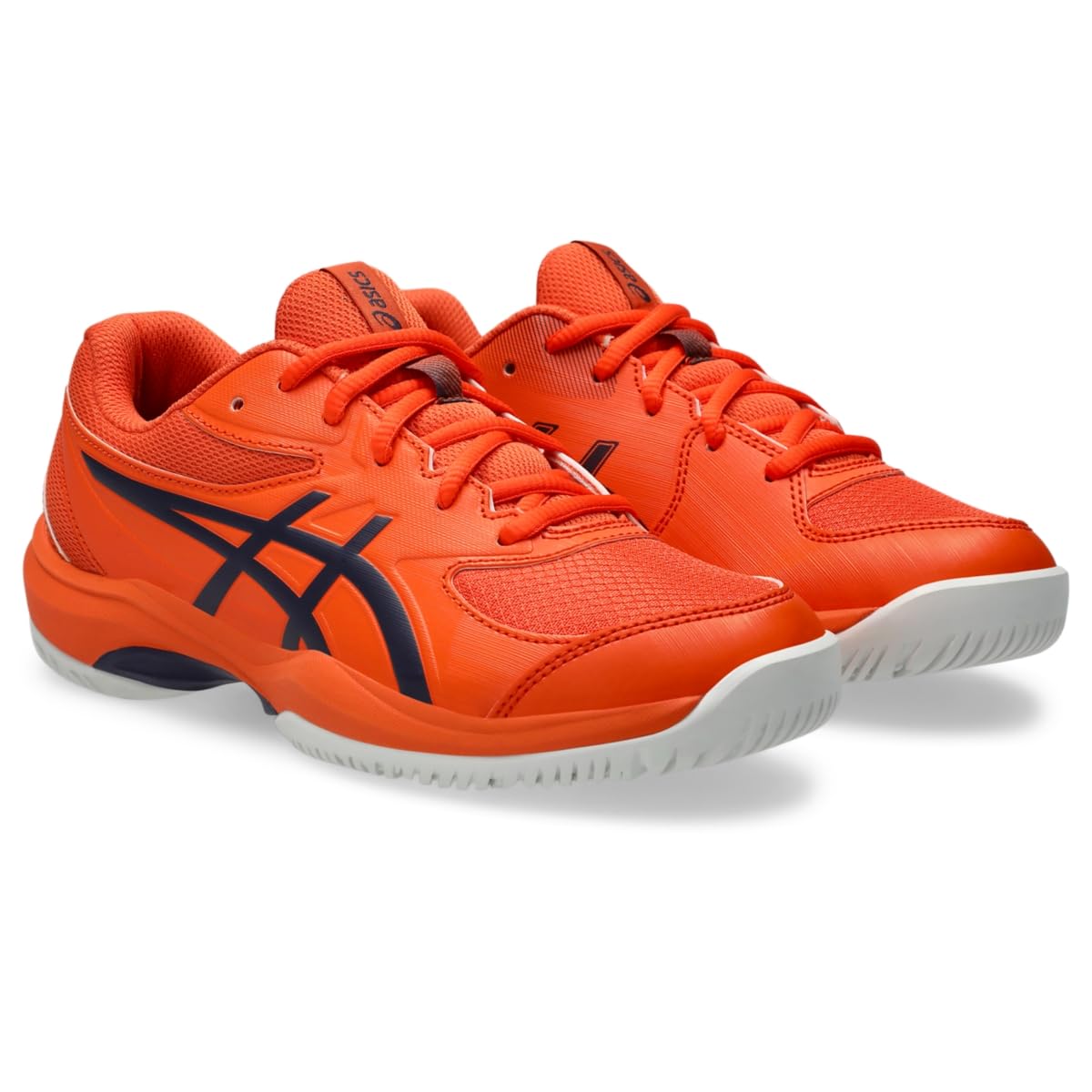 Asics Kid's Gel-Game Grade School Tennis Shoes, 4, NOVA Orange/Indigo Fog