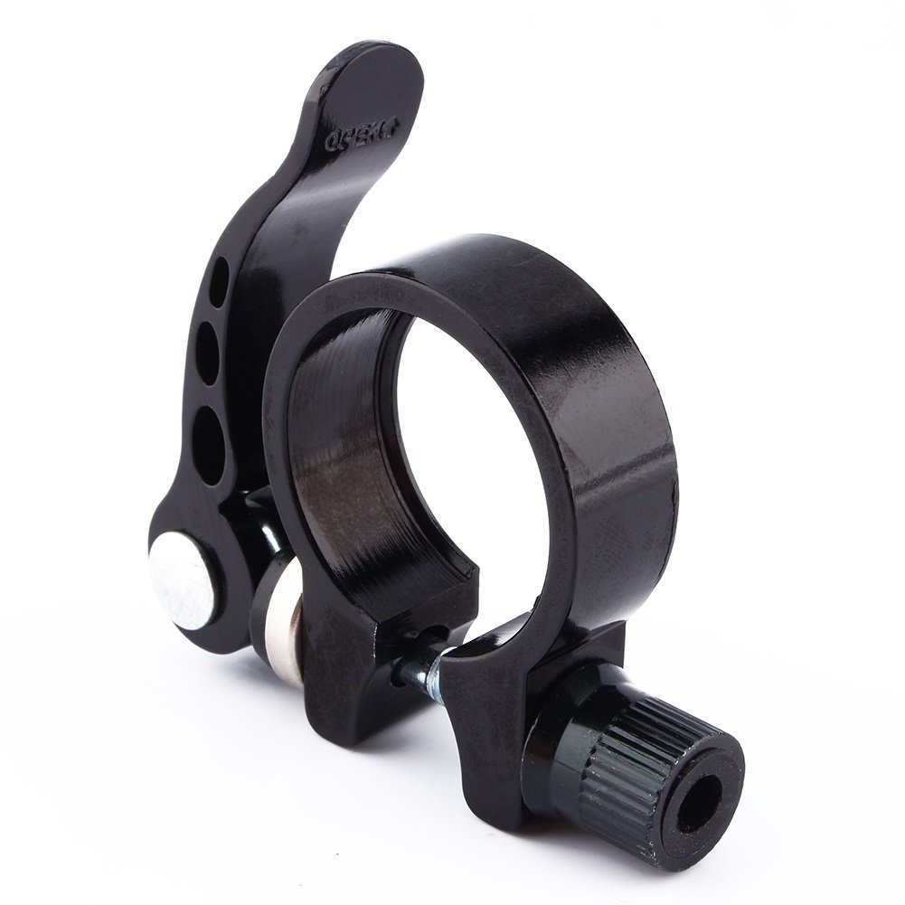 VGEBY Zacisk siodełka rowerowego, zacisk sztycy ze stopu aluminium, do rowerów 30,4/30,8/31,6 mm, czarny, 31,8