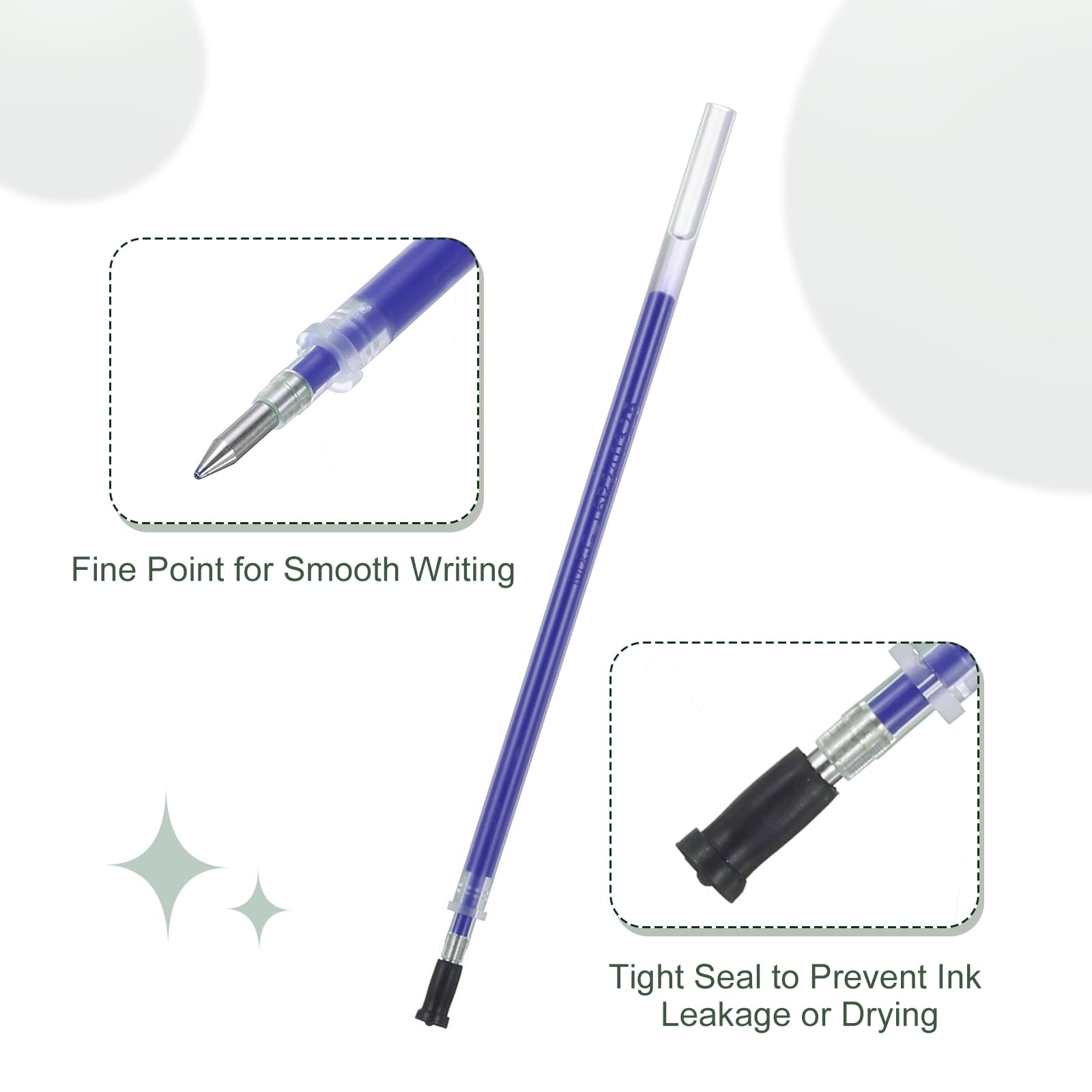 PATIKIL Gel Pen Refills 0.5mm Fine Point - Image 3