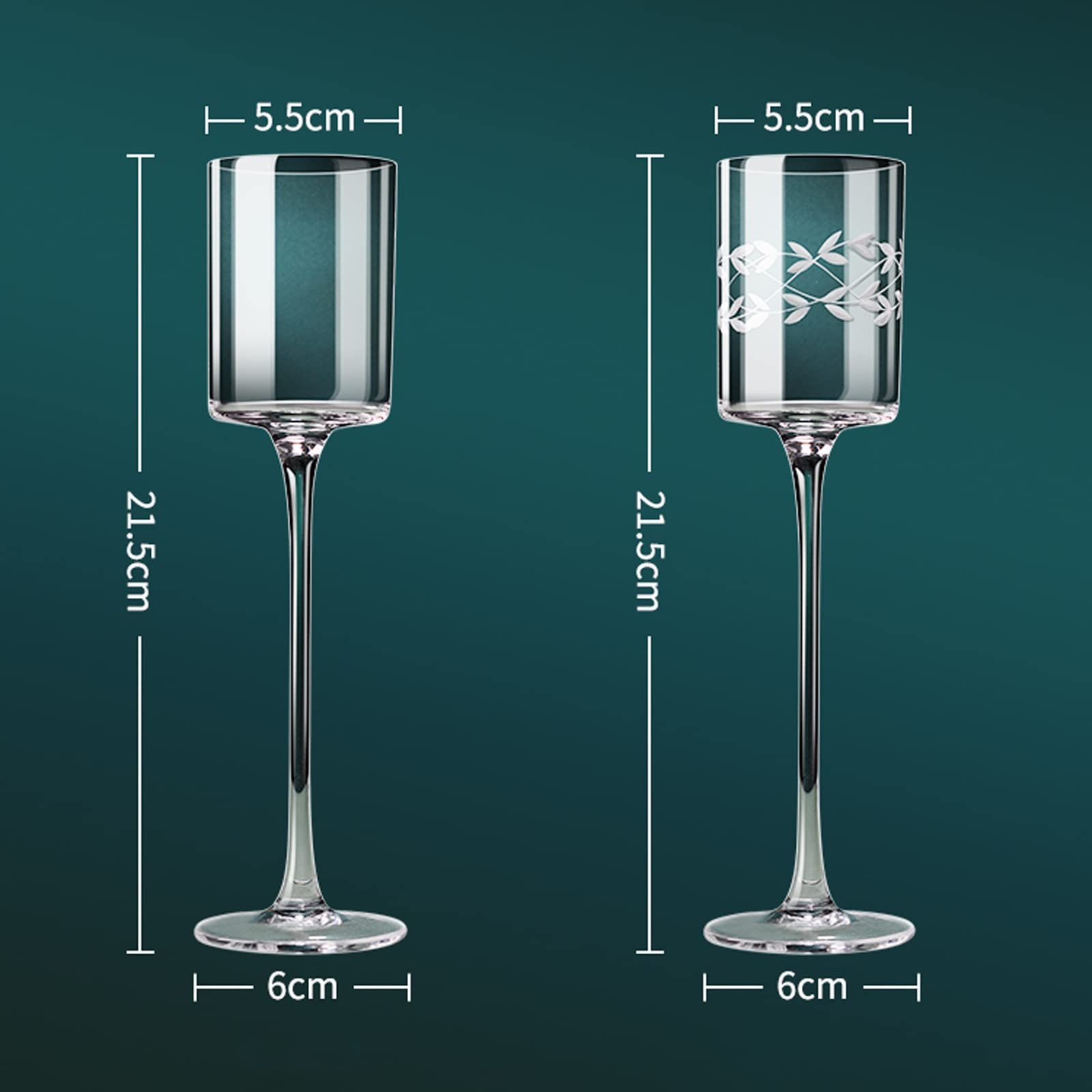 Flûtes à champagne 2 pcs Verres à champagne en verre cristal Verres à cocktail créatifs légers et transparents Verres étincelants vintage Flûte à champagne haute de 120 ml pour les fêtes (Couleur : G