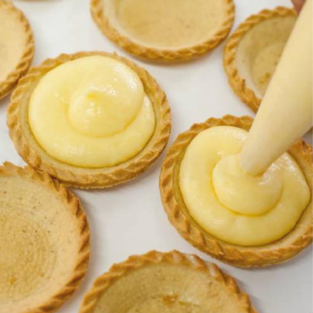 Azucren, Crema Pastelera en Polvo, Perfecta para Rellenos, Hojaldres, Tartas, Fácil de Usar, Solo Añadir Agua, 500 Gramos de Agua por 200 Gramos de Producto, 1 Kilo