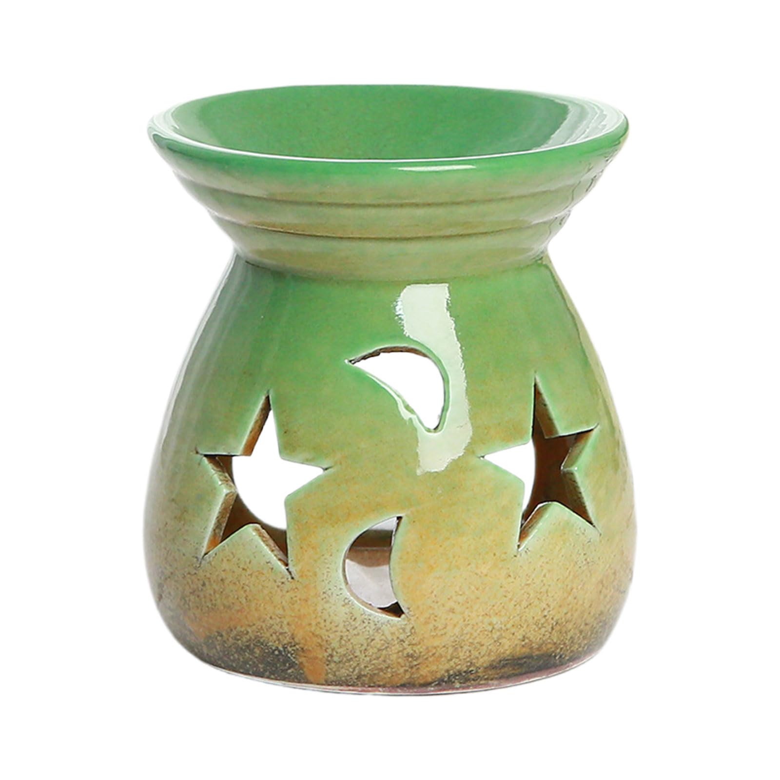 kmgfsd Exquisites Star and Themed Ceramic Incenses Holder Essential Oil Burners for Enhancing Aesthetic of Any Room Incenses Burners