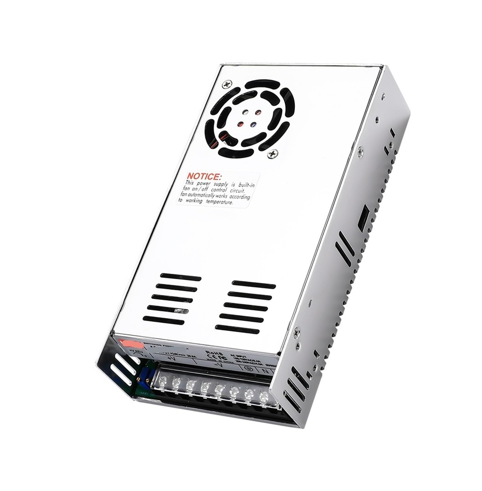 PWANUIGTE 800W Switching Power Supply 220 to 24V12V36V48V0-110 Volt Program-Controlled Constant Voltage and Current AS-800 watt DC