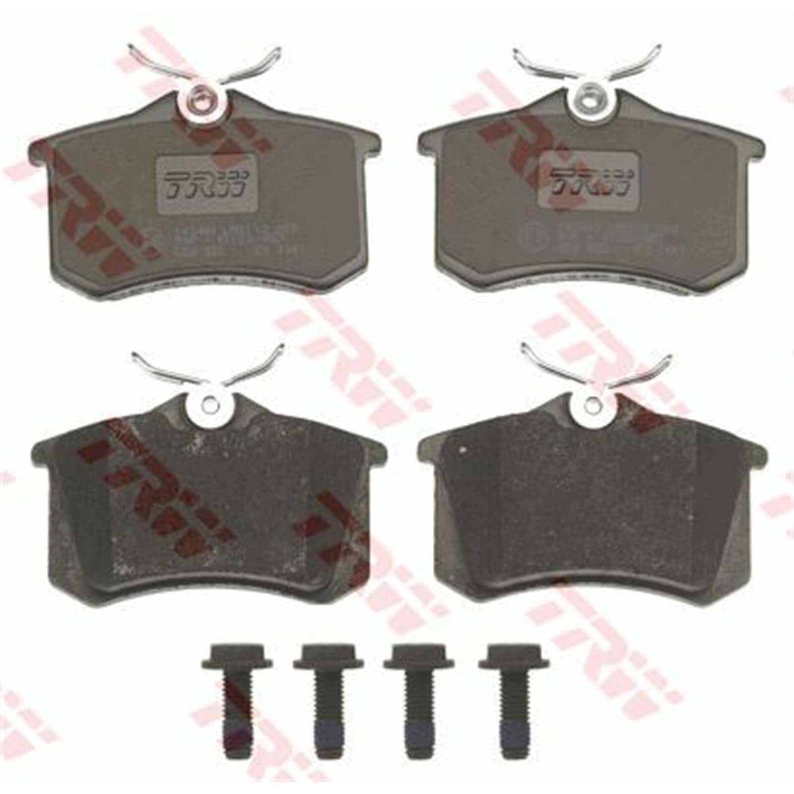 TRW GDB823 Pastillas de Freno Juego de 4 para Seat Ibiza MK II (6K1) 1993-2002 Eje Trasero y Otros Vehículos