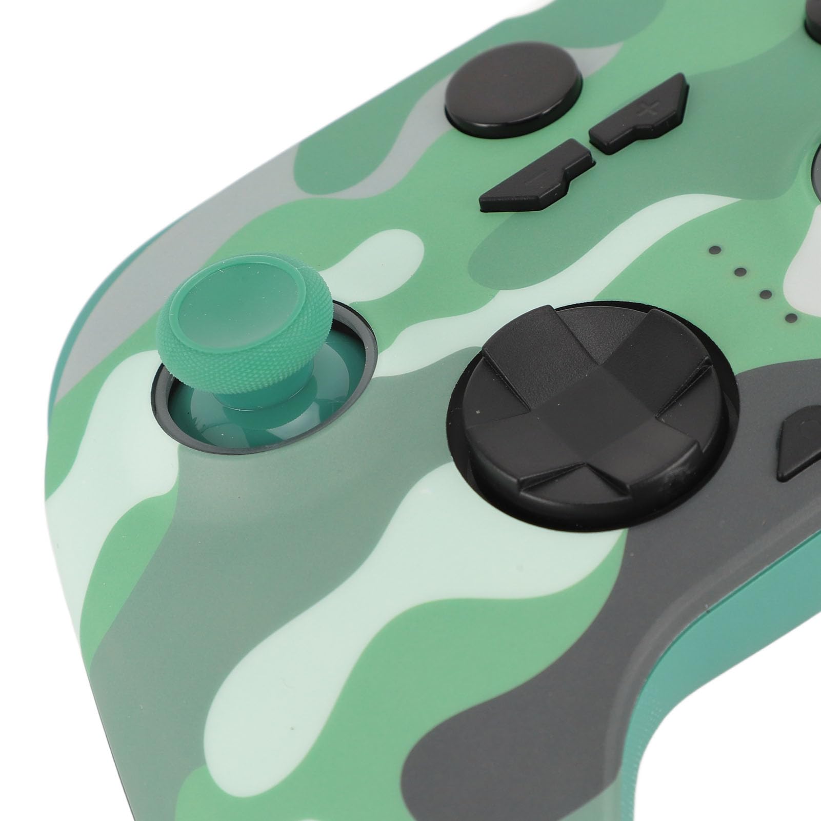 Controller di Gioco Wireless Illuminazione a LED RGB Gamepad Wireless Antiscivolo per e PC Batteria da 1000 MAh (Verde mimetico)
