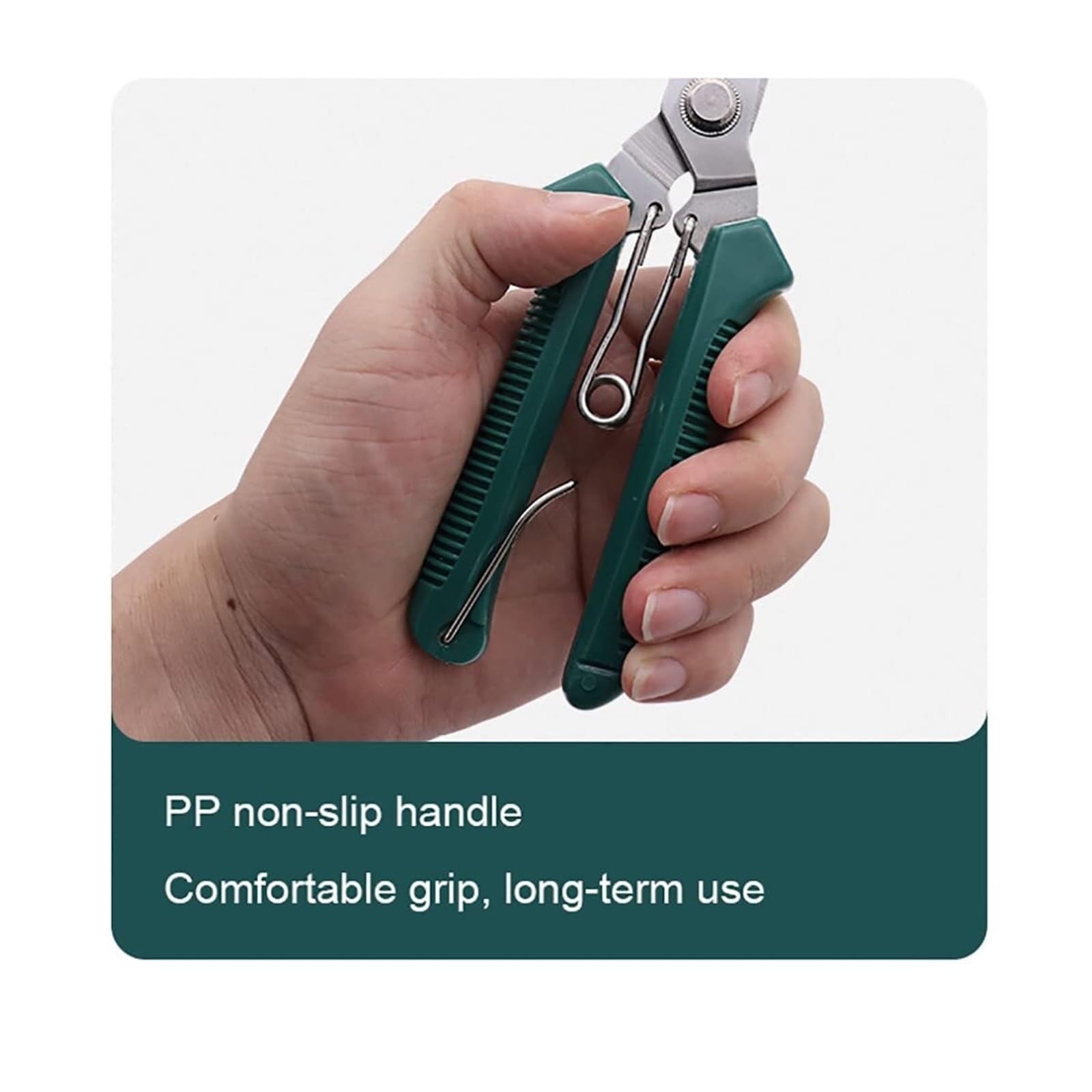 Ergonomic Pruning Scissors - 3X Easier Cutting For Weak Hands, SK-5 Steel Garden Shears