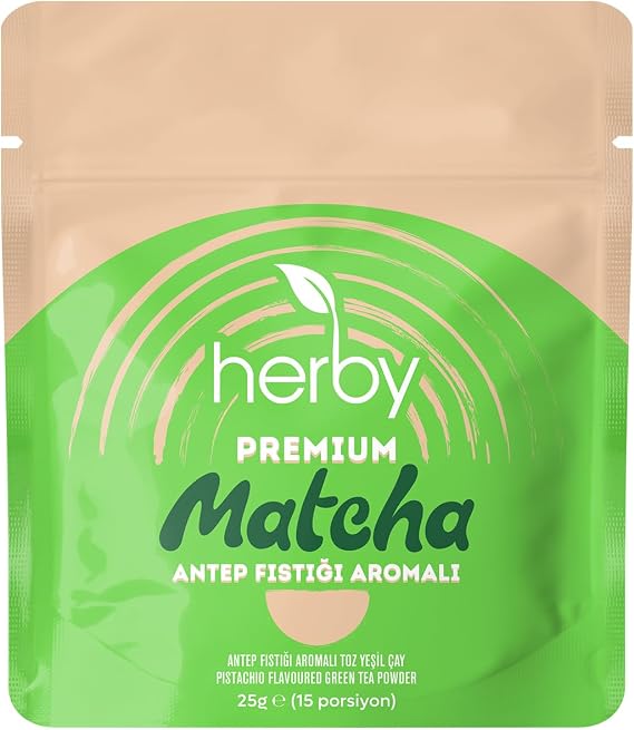 Herby Premium Matcha Antep Fıstığı Aromalı