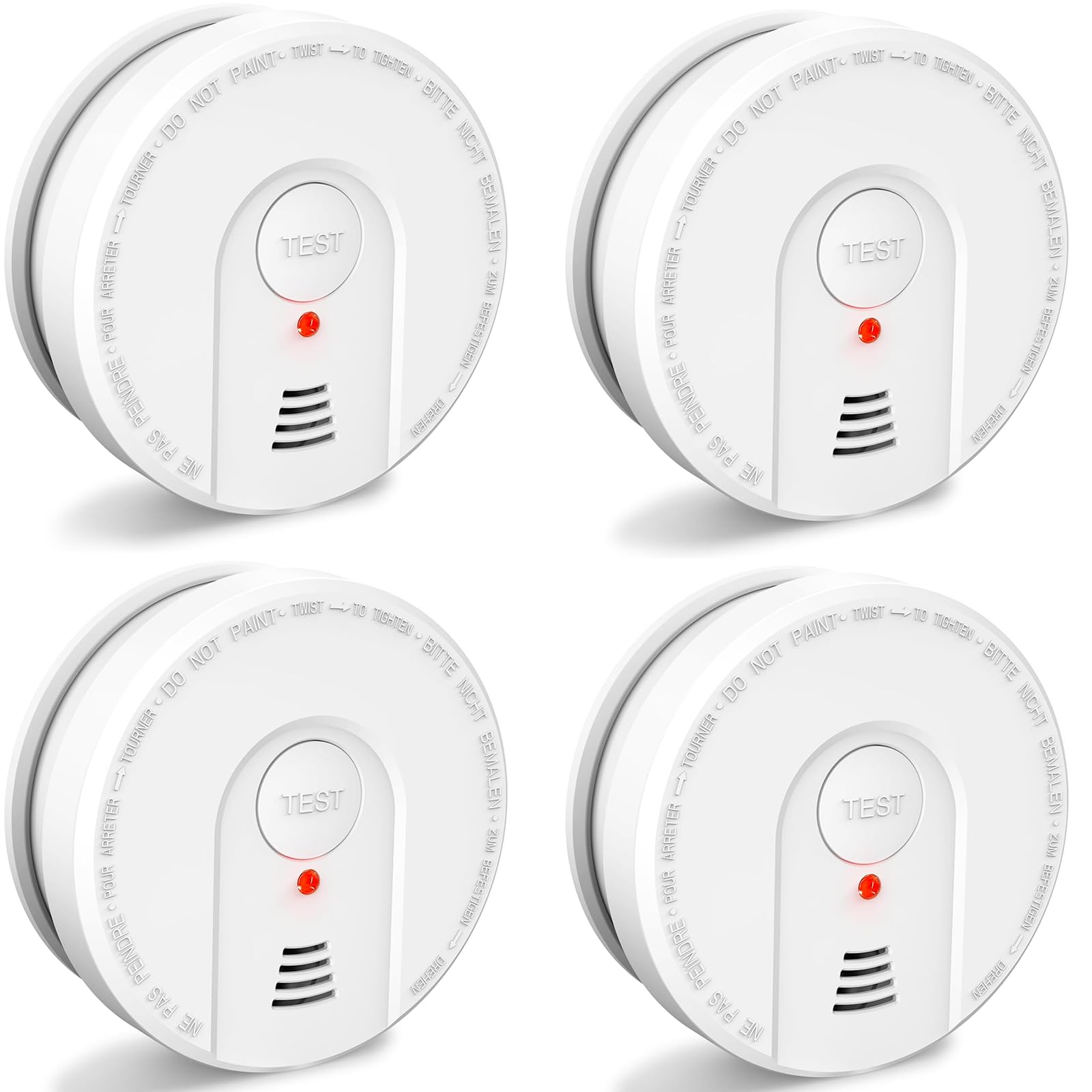 ZYTA 10 Year Smoke Alarm For Home - Fire Alarm With 5-Year