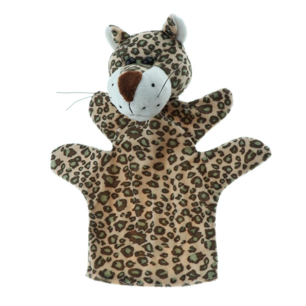 Merishopp 2xStory Learning Kids Zoo Plush Toy Animal Hand Glove Puppets Leopard | Toys & Hobbies | Preschool Toys & Pretend Play | Puppets-image-44