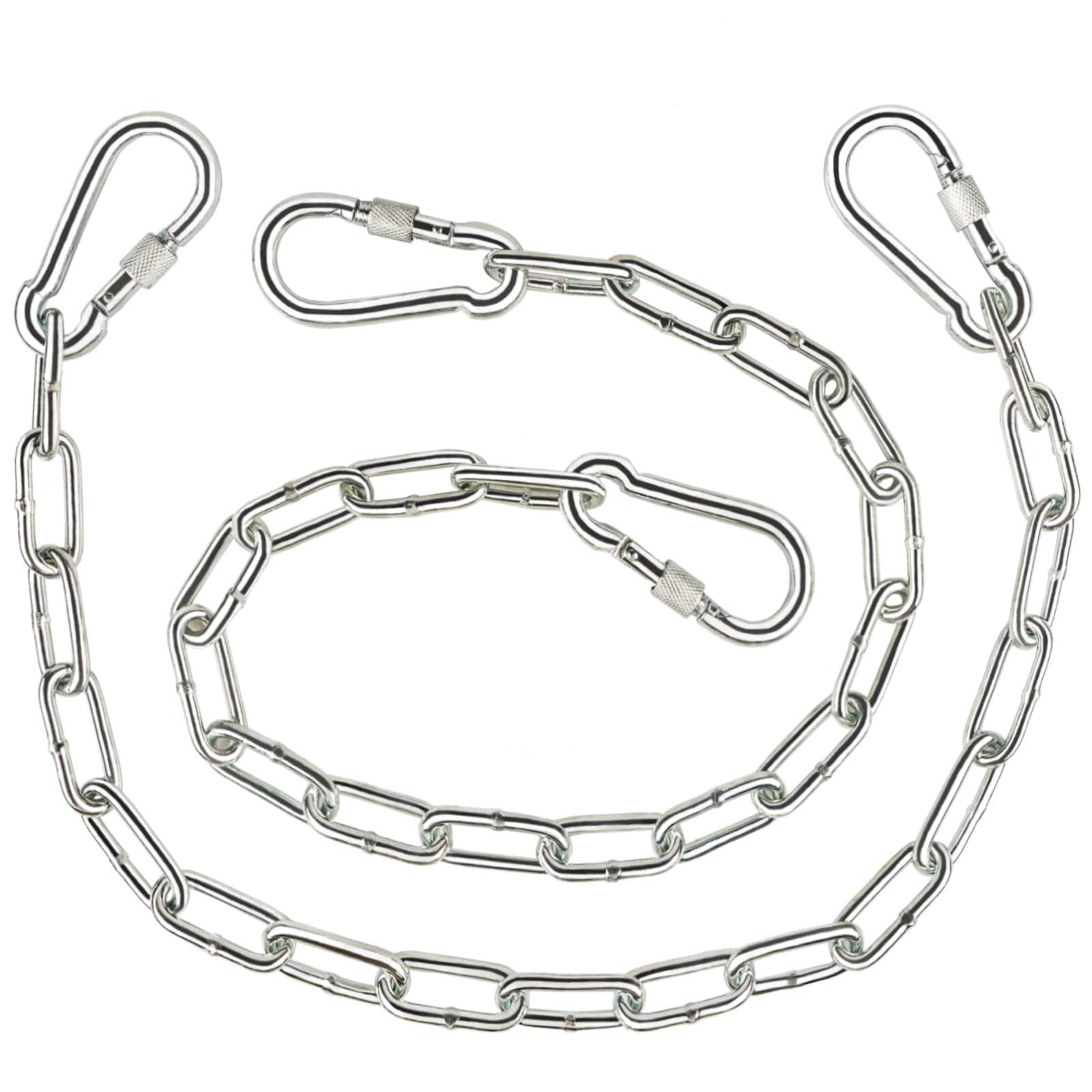 2 Pack Hammock Chair Swing Chain, Heavy Duty Stainless Steel Chain, Porch Swing Hanging Kit for Indoor Outdoor Swing, Hammock Chairs, Sandbags