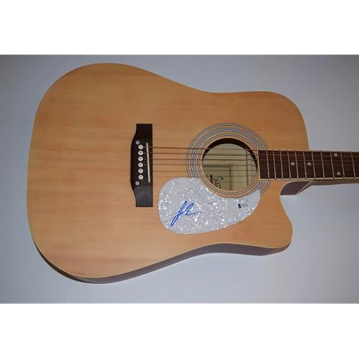 John Rzeznik Johnny Signed Autographed Acoustic Guitar GOO GOO DOLLS BAS COA