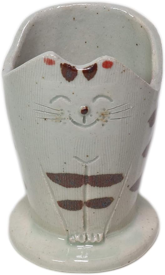 Amazon キッチン用品 蔵猫 マヨネーズ立て H11cm Handmade プレゼント ギフト 和食器 かわいい インテリア カトラリーケース オンライン通販 Amazon キッチン用品 蔵猫 マヨネーズ立て H11cm Handmade プレゼント ギフト 和食器 かわいい インテリア カトラリーケース オンライン通販