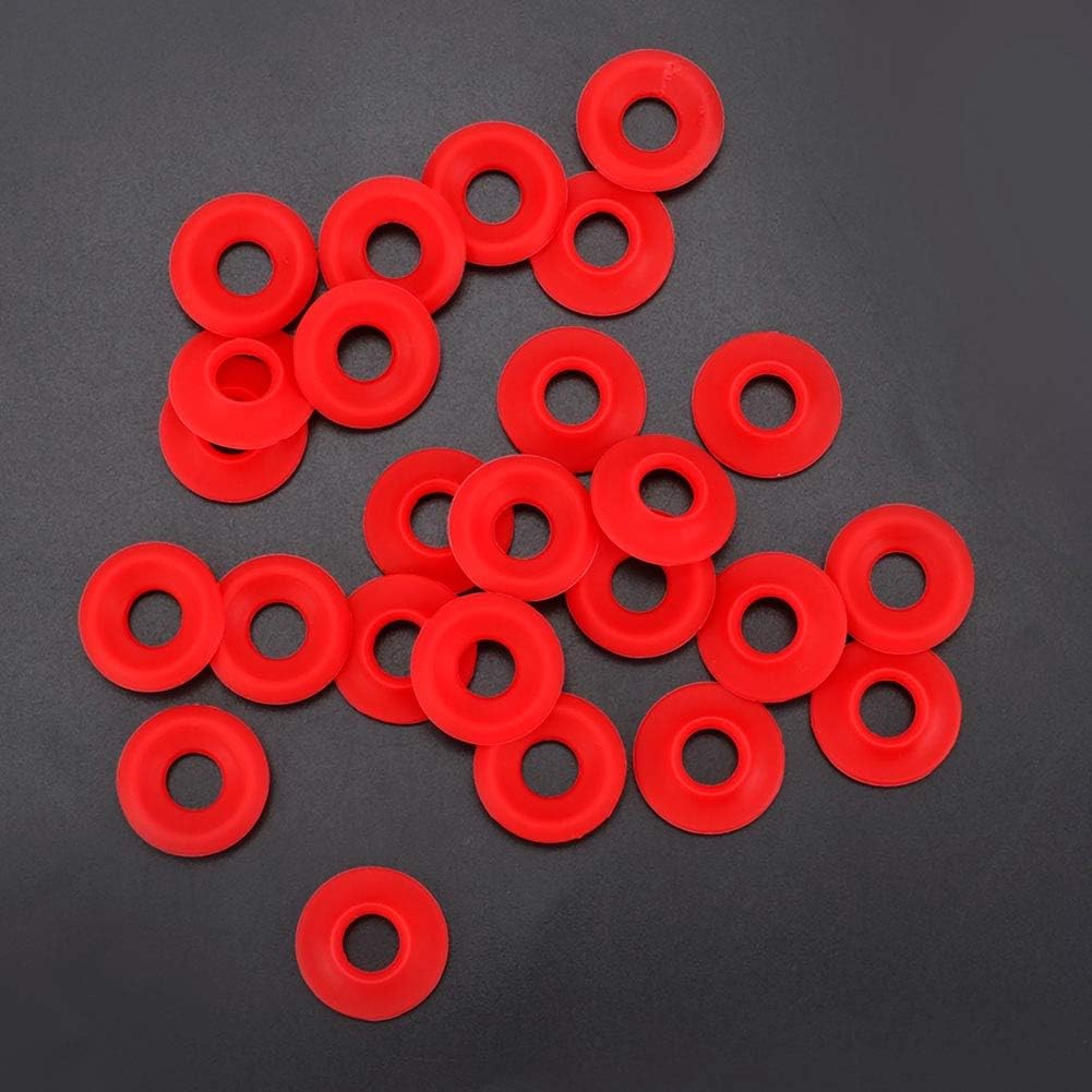 25Pcs Red Silicone Gaskets for Swing Top Bottles, Sealing Washers Replacement for Home Brewing Beer Bottles
