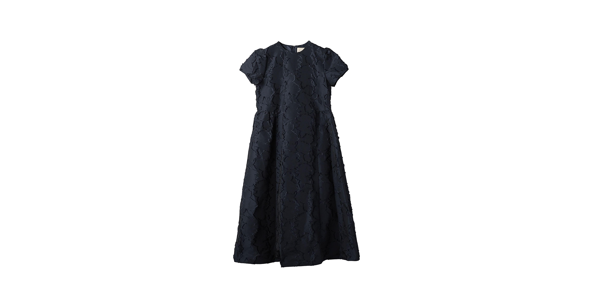 カットジャガードショートスリーブワンピース　36 黒　unitedarrows UNITED ARROWS（ユナイテッドアローズ）の「カットジャカード