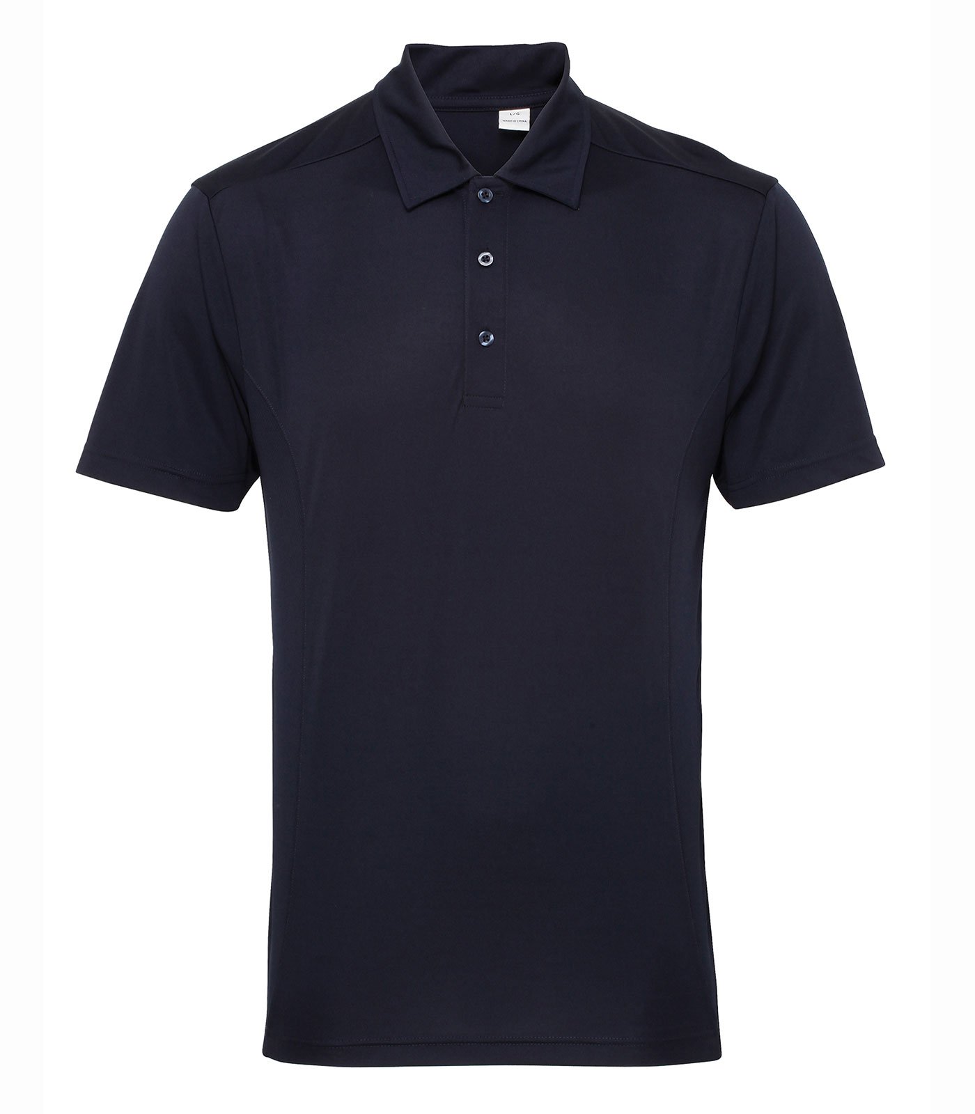 Tri Dri Men's French Navy Tridri Panelled Polo Shirt Large