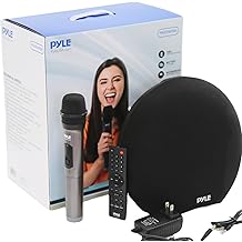 Pyle 280W Portable Bluetooth Speaker   Dual 3" Wireless Speakers with IPX5 Waterproof, Built-in Battery, USB, MP3, AUX, TWS Pairing, LED Display, Remote, Echo Control & Wireless Microphone