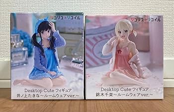 desktop cute フィギュア　錦木千束　井ノ上たきな　まとめ売り Amazon.co.jp: 2種セット リ リ Desktop Cute フィギュア 井ノ上