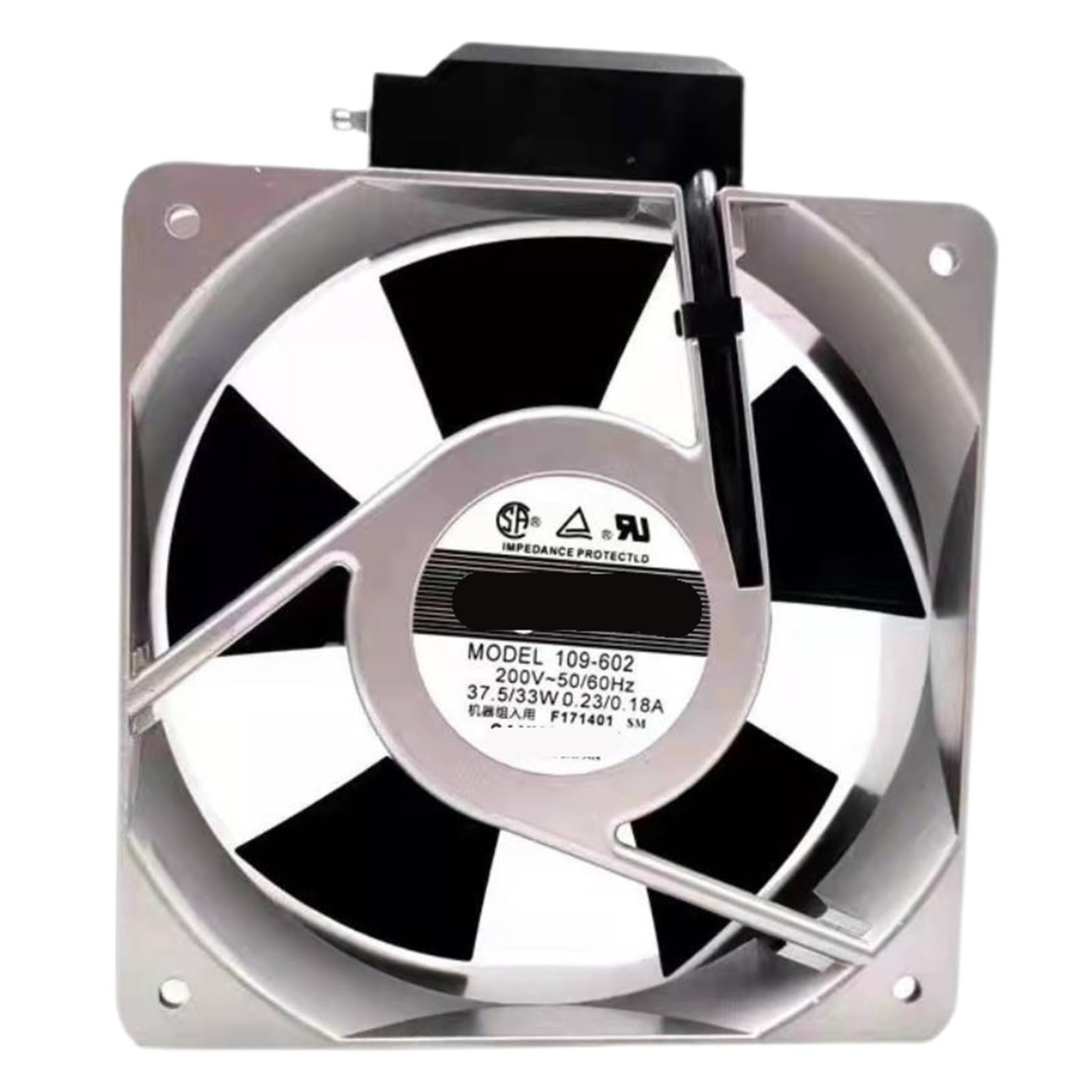 UITGVDQAT 109-601 109-602 109-603 109-604 AC Axial Fan 100V-230V 160x160x51mm(109-603 (230V))
