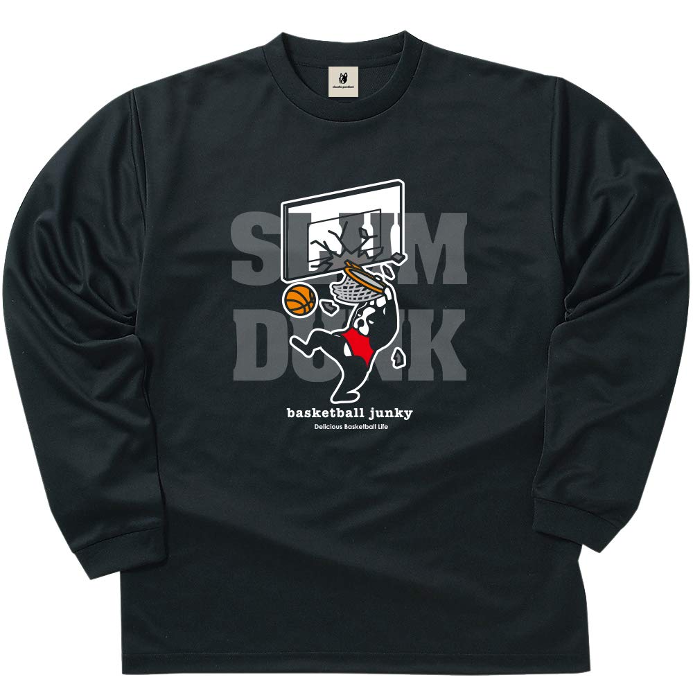 claudio pandiani(クラウディオ・パンディアーニ) Basketball Junky SLAM+5 ロングDryTEE BSK18503 ブラック L