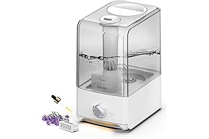 Humidifier for Large Room Bedroom (6.5L) - Cool Mist Ultrasonic Vaporizer for Home