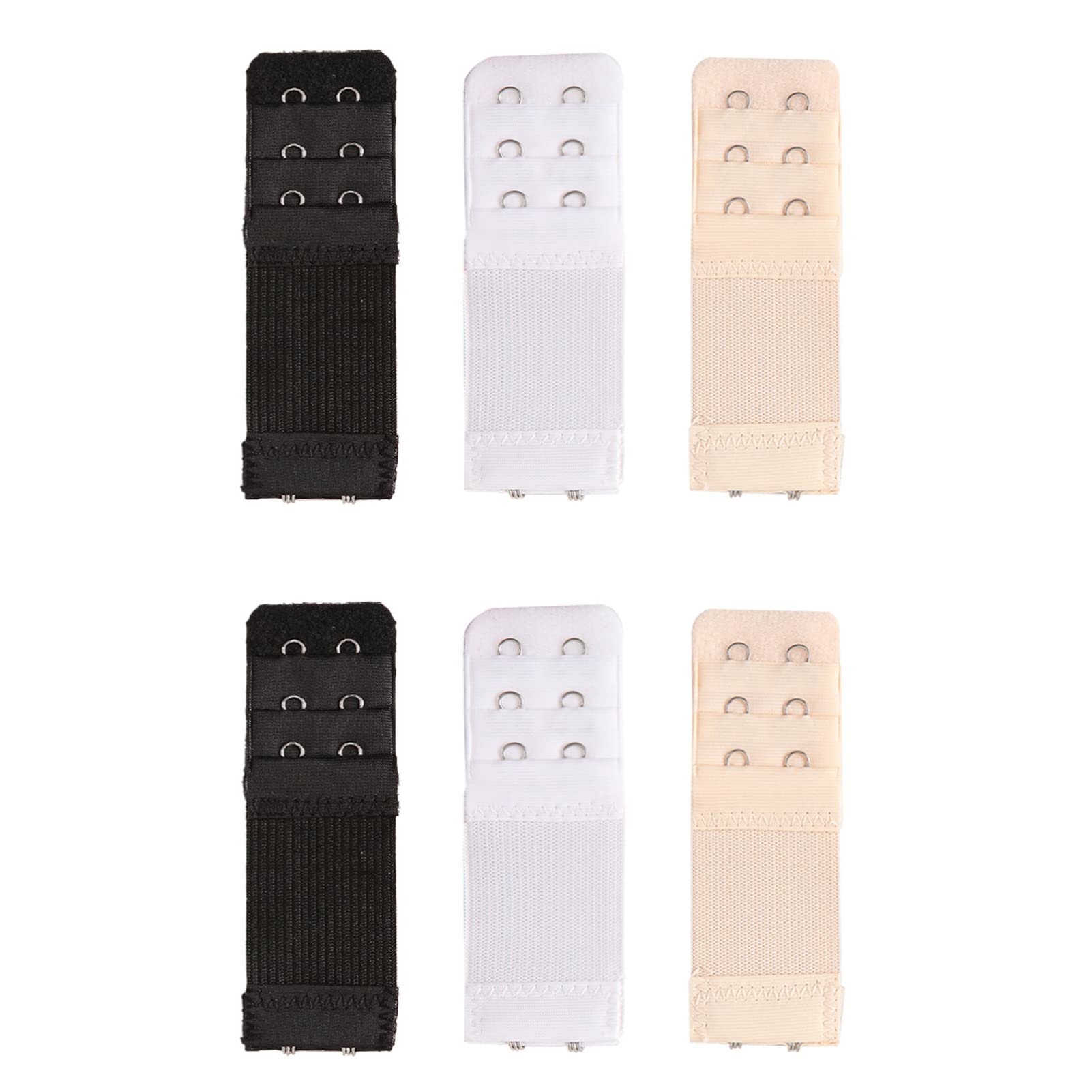 Lansonee Pack of 6 Bra Strap Extenders Extensions Elastic Extender Set