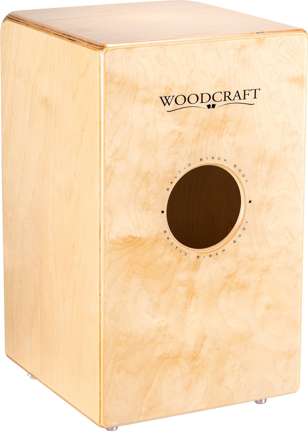 Meinl Percussion Pickup Woodcraft Cajon - Grande Drum Box con Pickup, Rullante e Basso - Superficie di Suono in Betulla del Baltico (PWC100B)