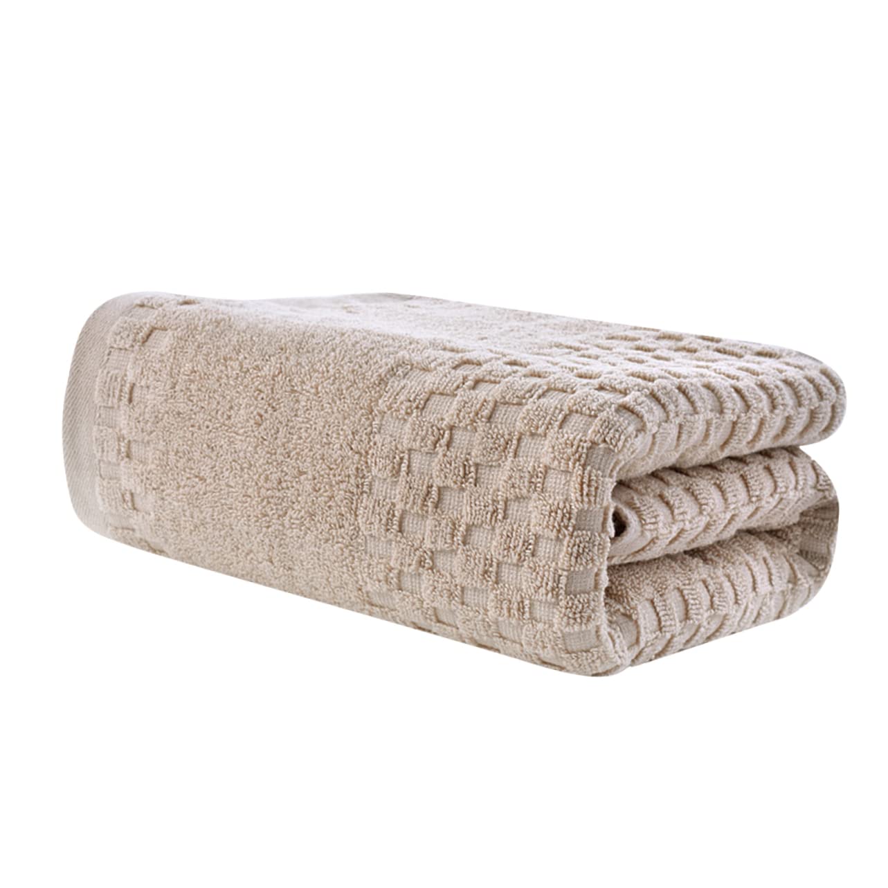 Serviette de bain coton pour hôtel et maison couleur kaki chaleureuse