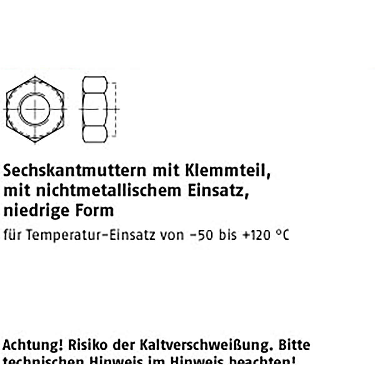 Écrous hexagonaux ISO 10511 M10 laiton haut de gamme pour l'exigence des filetages industriels