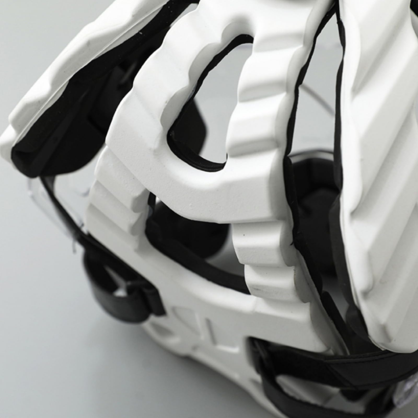 Casco da Combattimento Casco Protettivo con Visiera Casco da Allenamento Casco per Arti Marziali con Visiera Integrale Trasparente Antiurto con