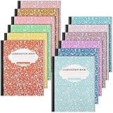 Marmor-Design: Der Einband unserer niedlichen Notizbücher für die Schule hat ein klassisches Marmor-Muster-Design, modisch und auffällig, um Ihnen ein besseres visuelles Erlebnis zu bieten; verschiedene Farben können helfen, verschiedene Notizen zu unterscheiden
