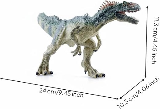 Allosaurus Figure Highly Detailed Realistic Dinosaur Model with movable jaw Dinosaur model for Collectors, Desk Decoration, School Project