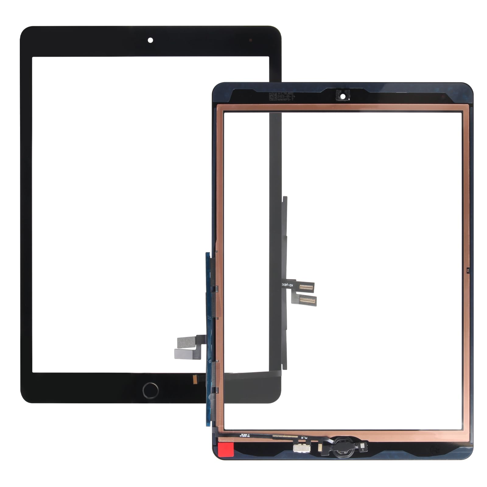 Écran Tactile pour iPad 9th 2021 10.2" A2603 A2604 Noir avec Home Button