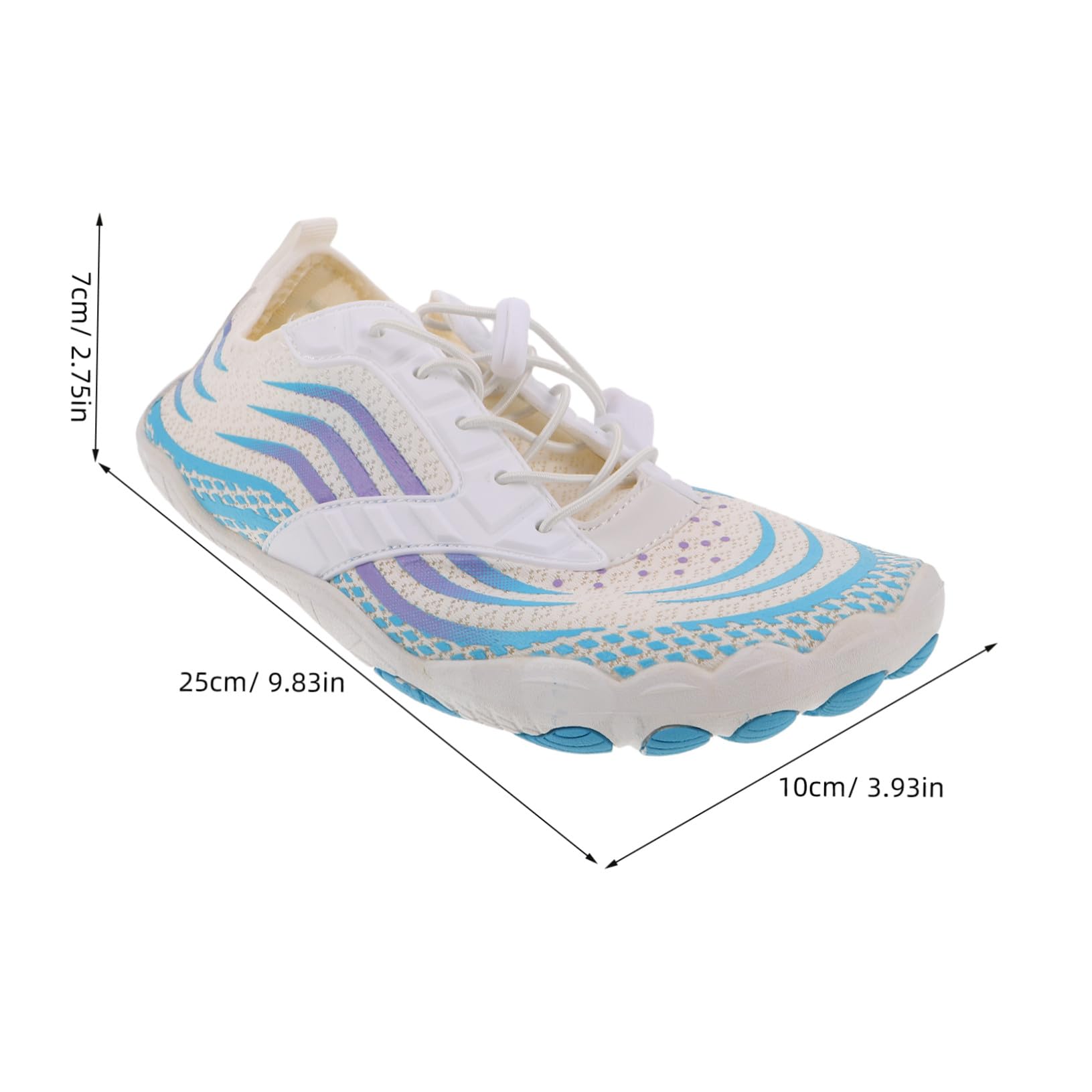 FRCOLOR Scarpe da Acqua Uomo Donna Scarpette Barefoot Traspiranti e Antiscivolo con Suola in Gomma Asciugatura Rapida per Nuoto Kayak Surf e Trekking in Spiaggia