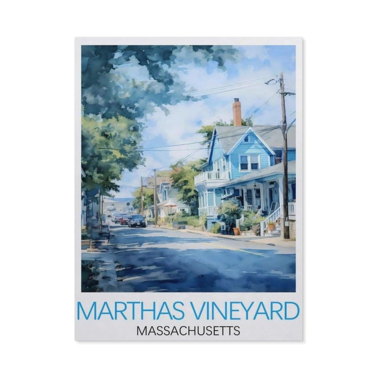 BEAYODKP Diamond Painting，Martha's Vineyard Massachusetts（30 x 40 cm）