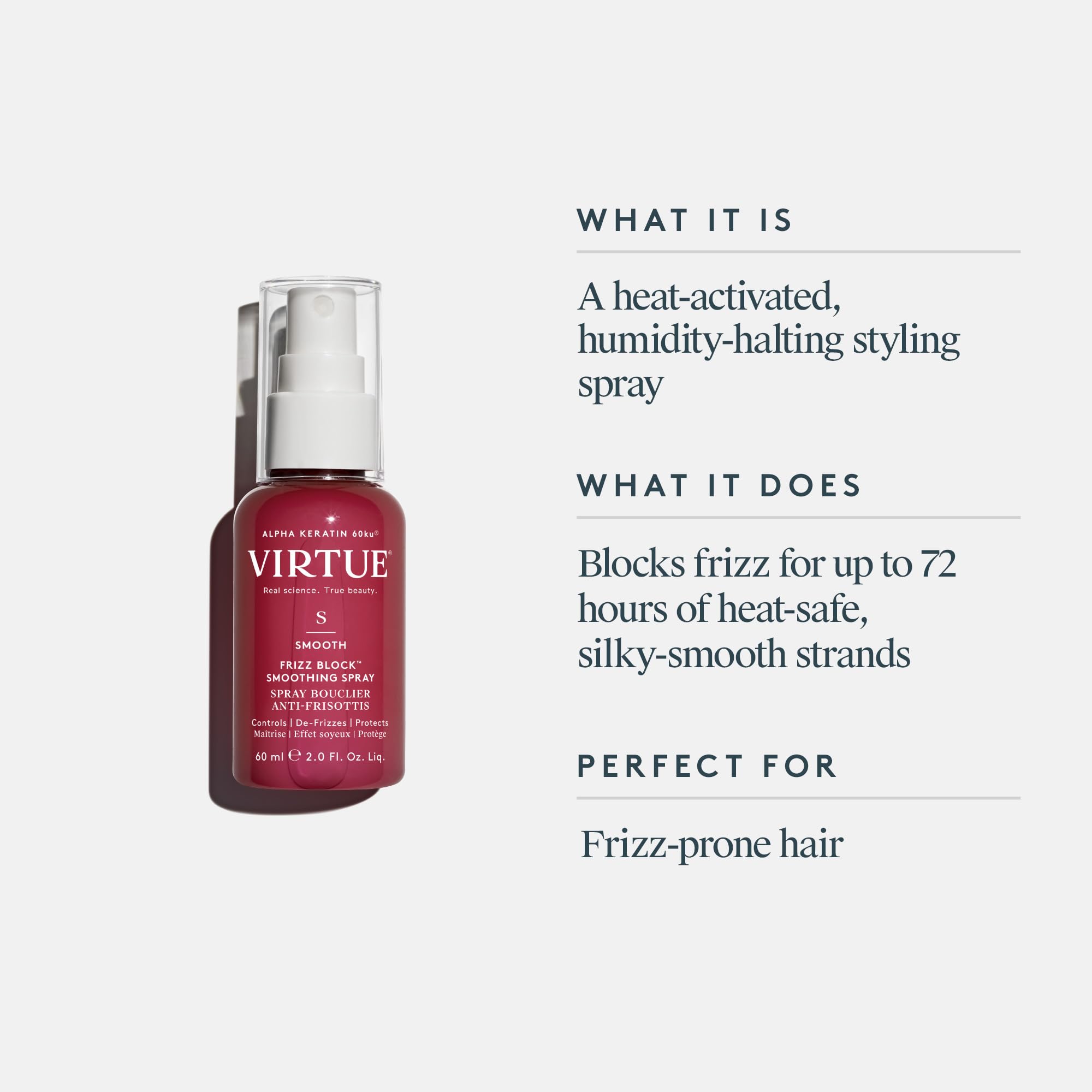VIRTUE Smooth Frizz Block spray