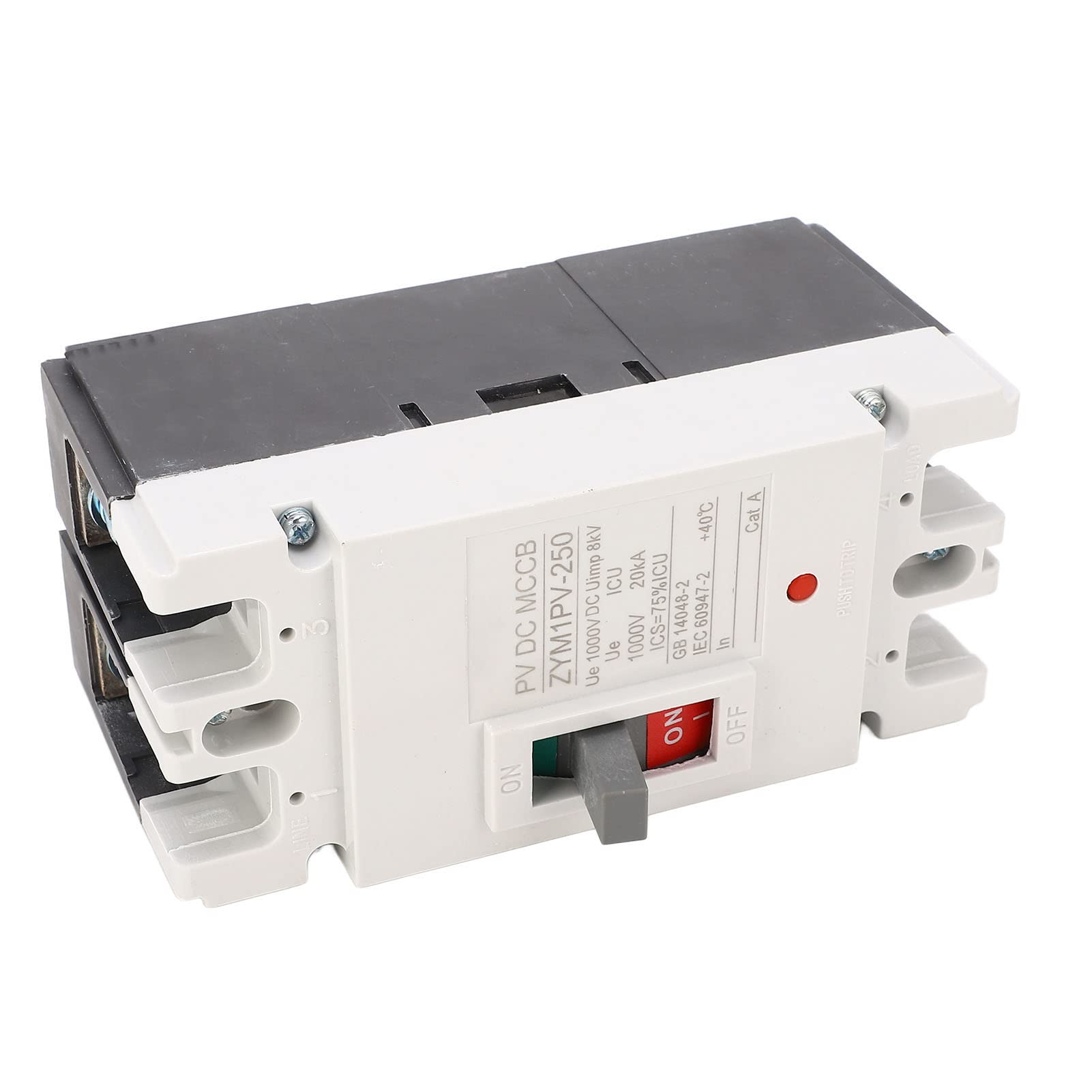 Interruttore Automatico 200A MCCB Interruttore di Protezione Batteria Solare 2P DC 1000V Accessori Professionali