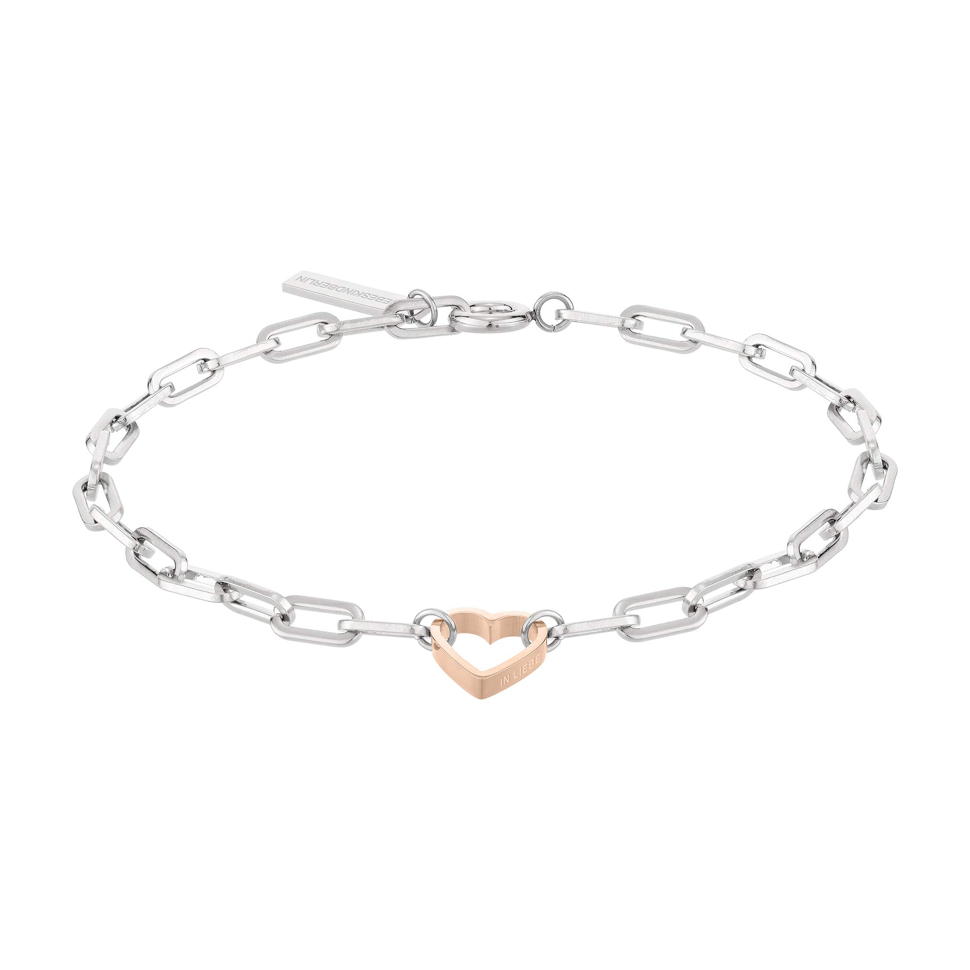 LIEBESKIND BERLIN Herz-Schmuck für Damen – Armbänder, Ketten und Ohrschmuck aus Edelstahl mit Herzmotiv– In verschiedenen Farben und Ausführungen – Romantische Geschenkidee – Amazon Angebot