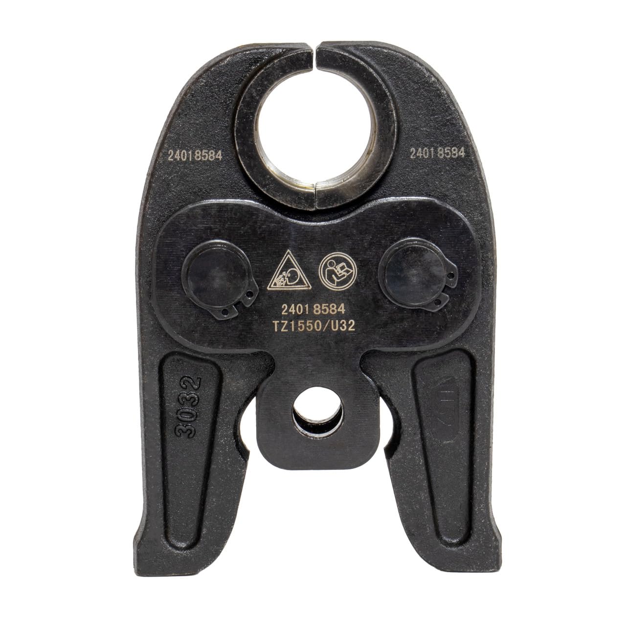 TekTools 'U' Jaws for TZ1550 Press Tools - Specialized Plumbing Press Fitting Components, 32mm