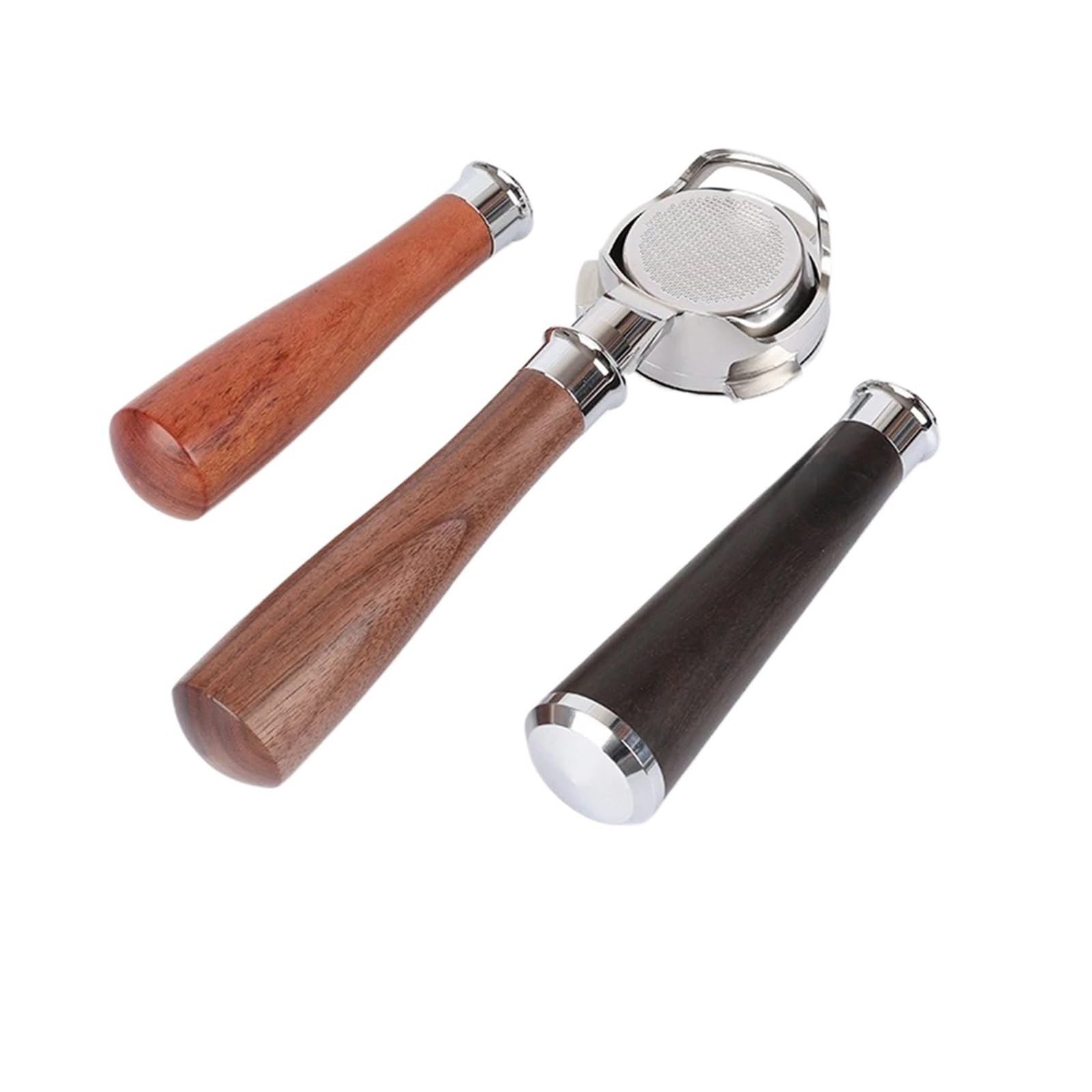 Filtro de café de acero inoxidable de 54 mm para portafiltro Breville 878/870/880 sin fondo, mango de extracción mejorado y accesorio de repuesto compatible