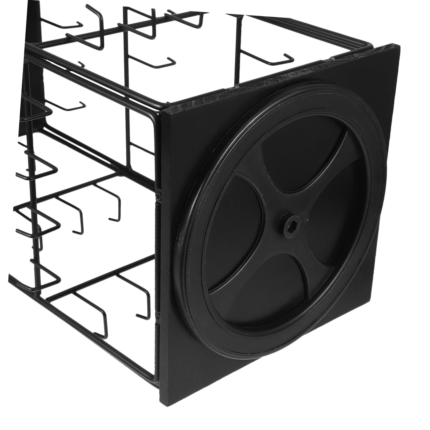 IMIKEYA Espositore Girevole Per Gioielli - Espositore Per Orecchini in Legno Soluzione Multifunzionale E Salvaspazio Per Accessori Da Donna