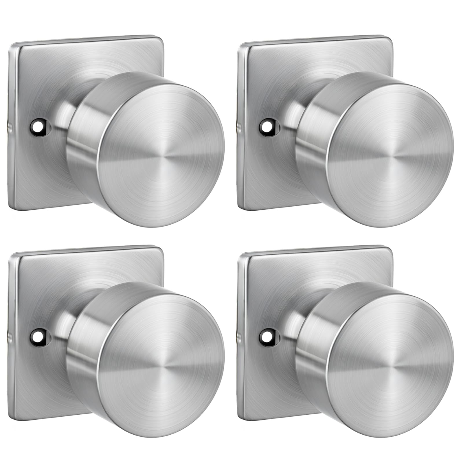 Haidms Black Interior Door Knobs - 8 Pack -14 Haidms Black Interior Door Knobs - 8 Pack -14