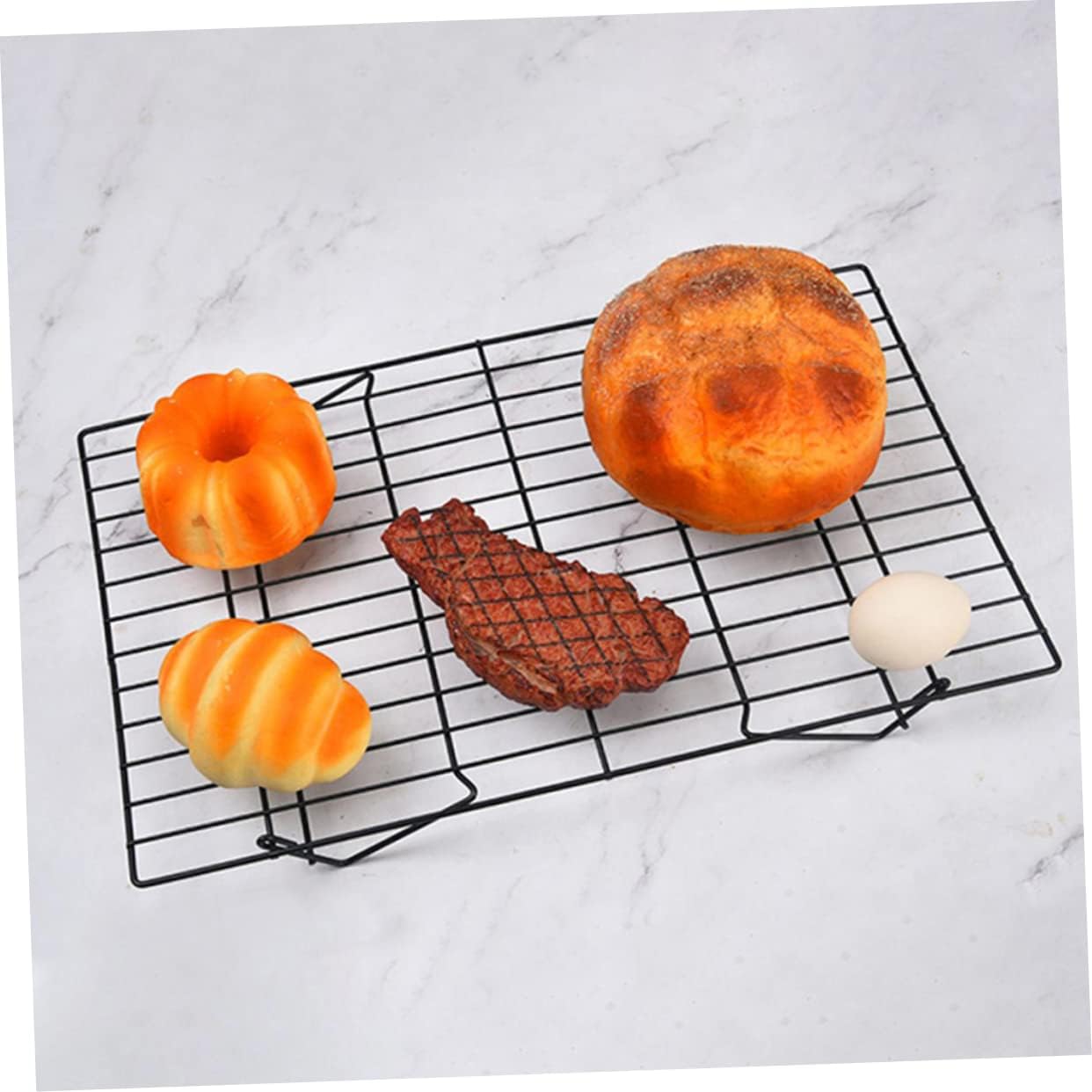 Barbecue Grill Grate Layers Portable Folding Rack for Camping Picnics and Outdoor Cooking - Mesh Design Prevents Food Loss