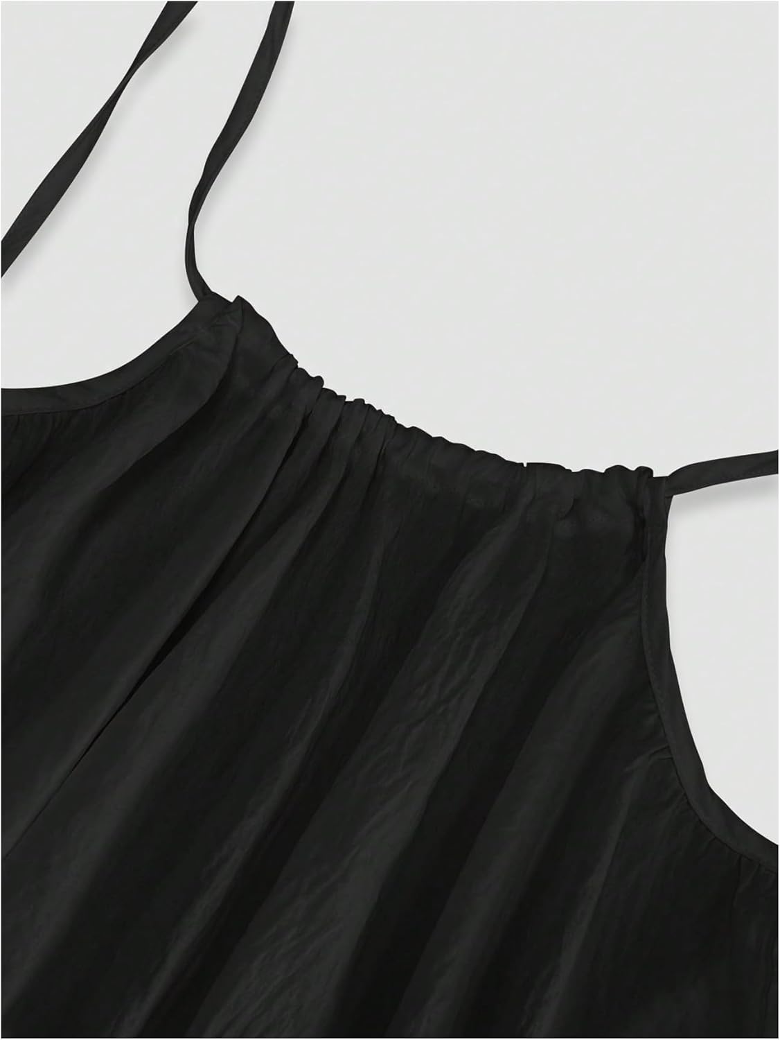 SHENHE Women's Open Back Spaghetti Strap Beach Maxi Dress Loose Flowy Vacation Sundress - Image 5