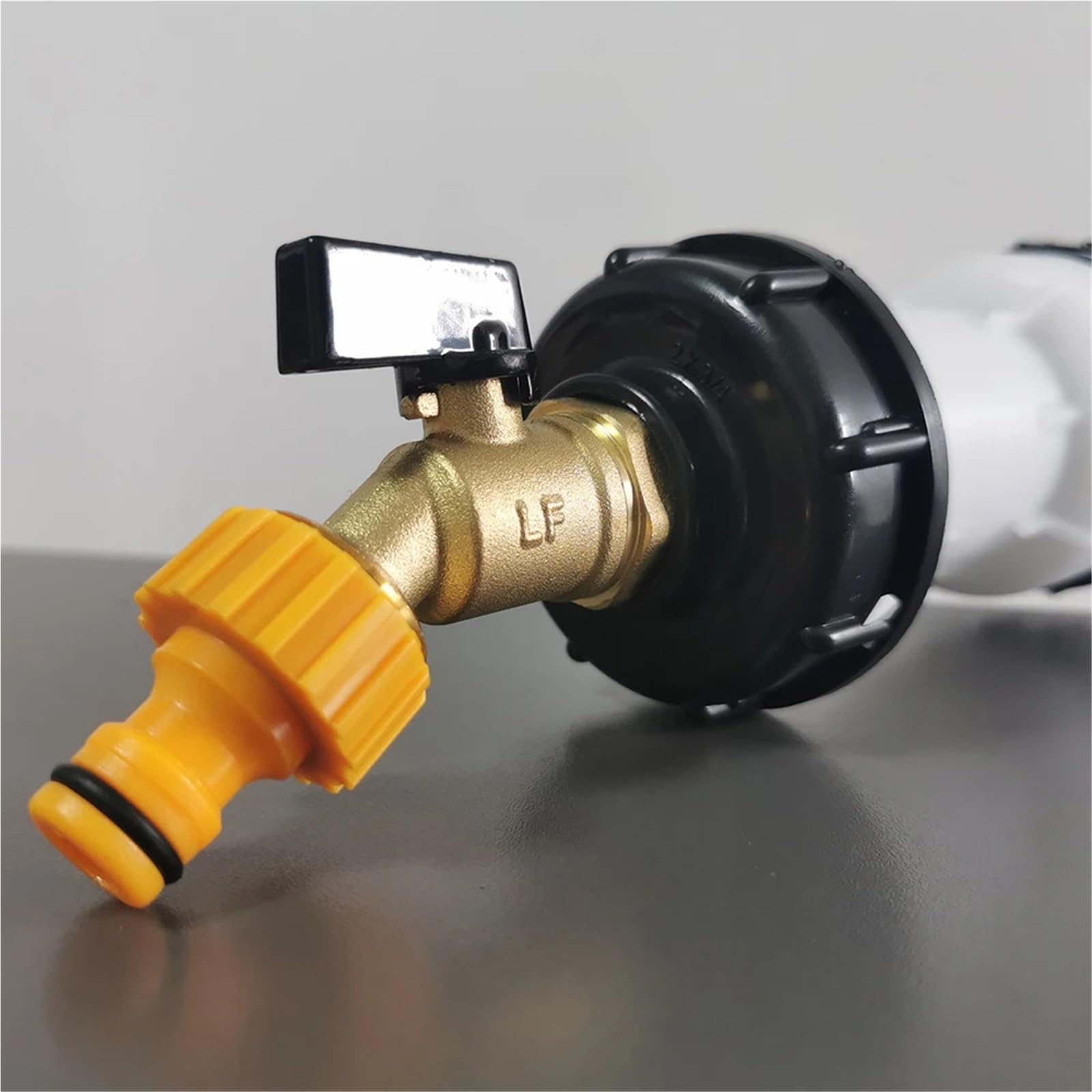 1 zestaw 5 sztuk uniwersalny smoczek IBC S60 * 6 wiadro adapter do kranu zestaw zaworów miedzianych akcesoria do podlewania złącze rury wodnej