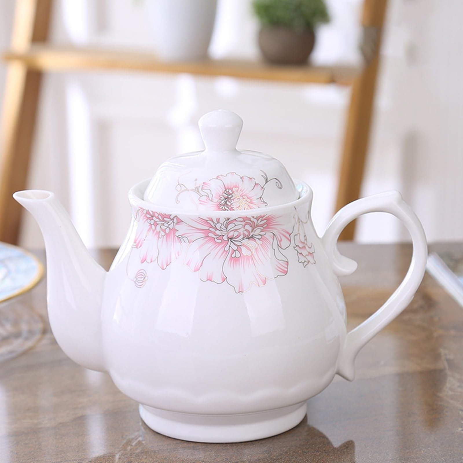 Keramik-Teekanne, Kaffeekanne, Wasserkanne, Blumentee-Teekanne