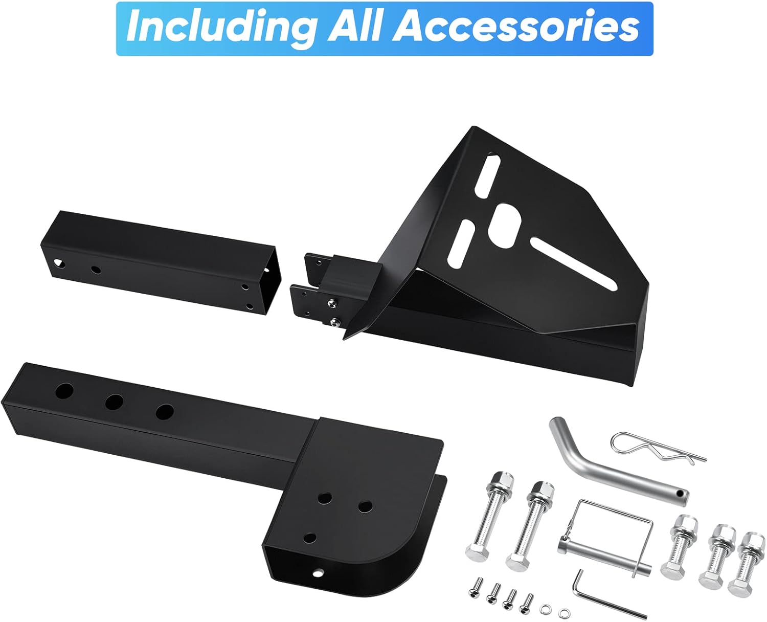 ZZM Trailer Hitch Spare Tire Carrier,Adjustable Hitch Spare Tire Mount for Truck with 2 Inch Receiver,Fits 4 & 5 & 6 Lugs Trailer Wheels : Automotive
