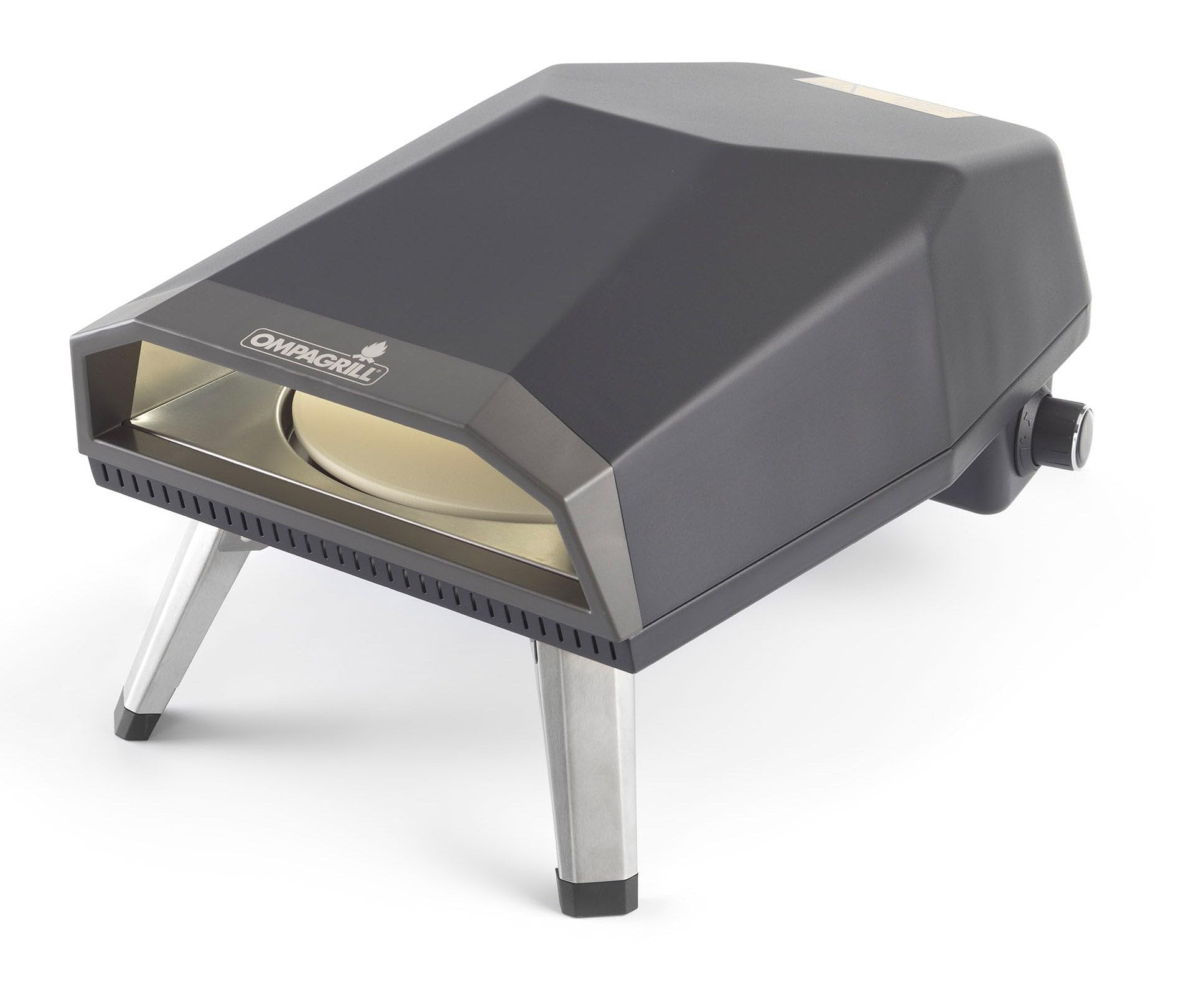 310 - Forno pizza gas GPL da giardino, 4400 Watt, colore Nero